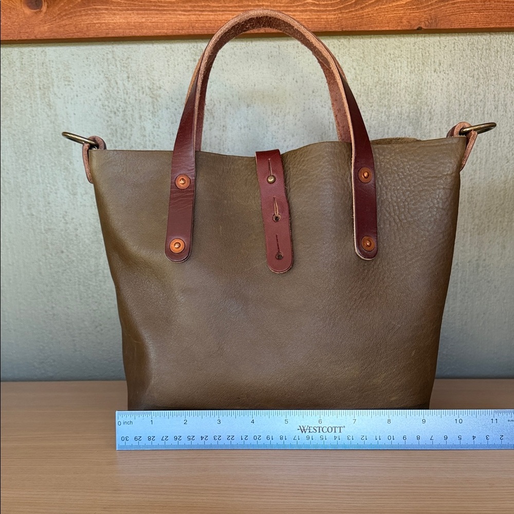 Go Forth Goods Custom Avery Mini Tote in Olive